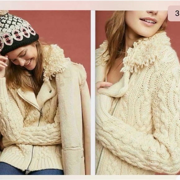 Moth Knit Sweater Jacket - Picture 1 of 9